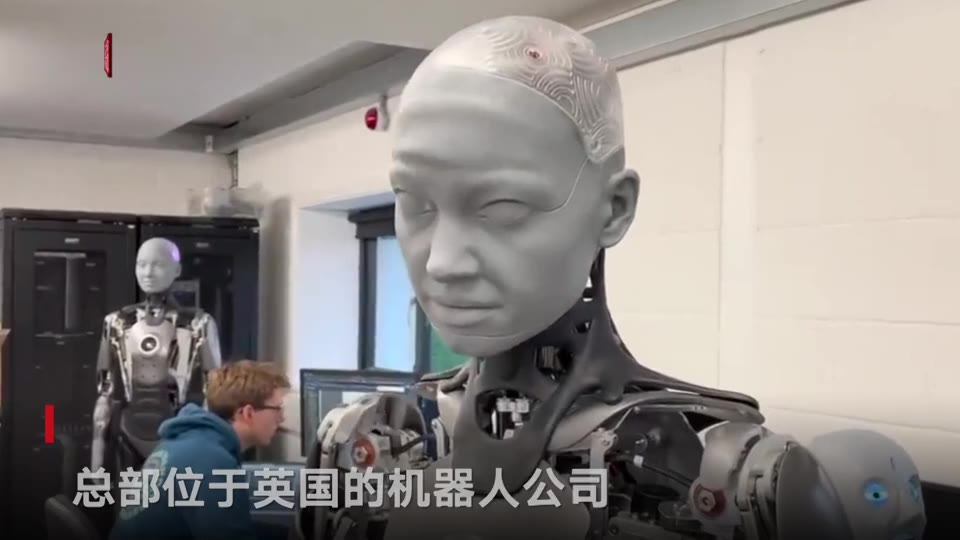 国际丨英国人形机器人逼真反应视频曝光抓住人类手指令人后怕